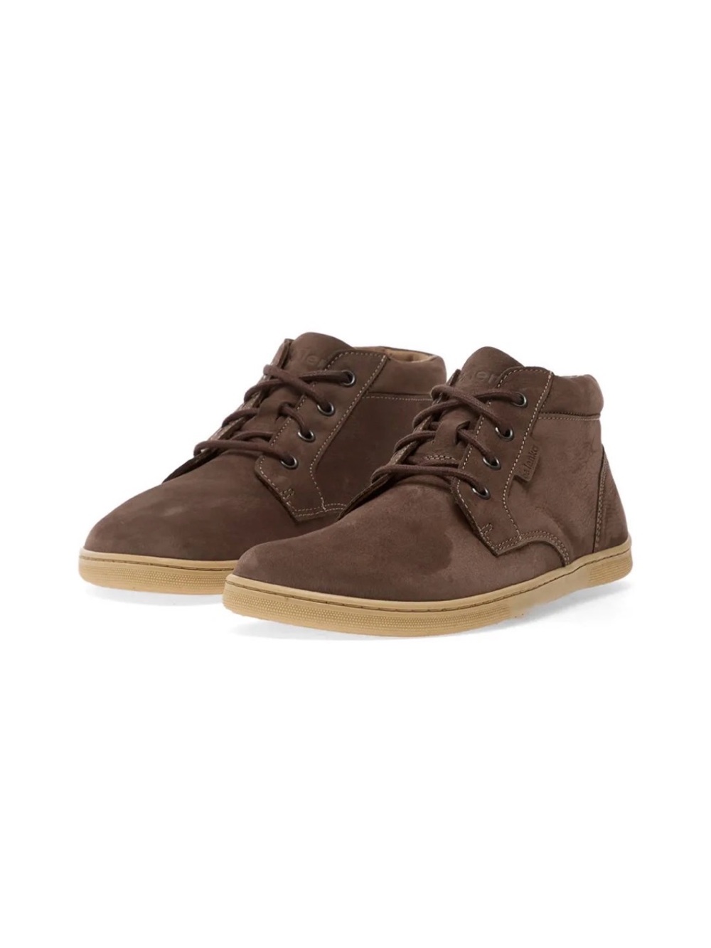 Be Lenka Synergy Barefoot Leather Chocolate Brown High Top Sneakers Men’s 7
